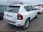 2014 Jeep Compass Latitude White vin: 1C4NJDEB2ED788879