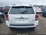 2014 Jeep Compass Latitude White vin: 1C4NJDEB2ED788879