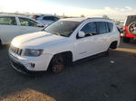 2014 Jeep Compass Latitude White vin: 1C4NJDEB2ED885905