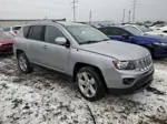 2014 Jeep Compass Latitude Silver vin: 1C4NJDEB2ED892062