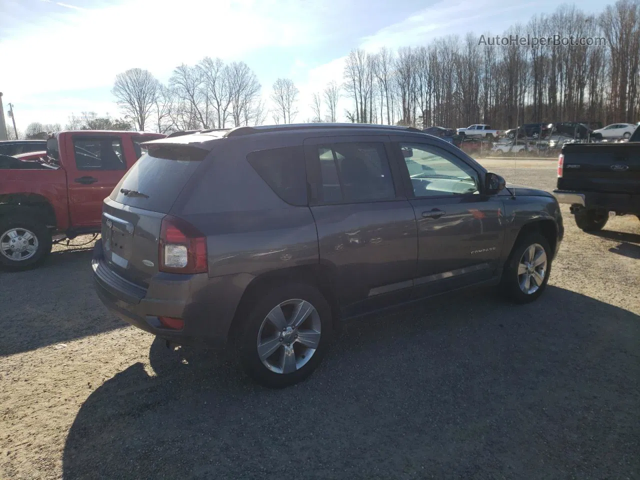 2016 Jeep Compass Latitude Charcoal vin: 1C4NJDEB2GD637690