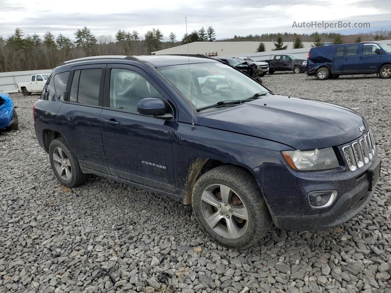 2016 Jeep Compass Latitude Blue vin: 1C4NJDEB2GD639987