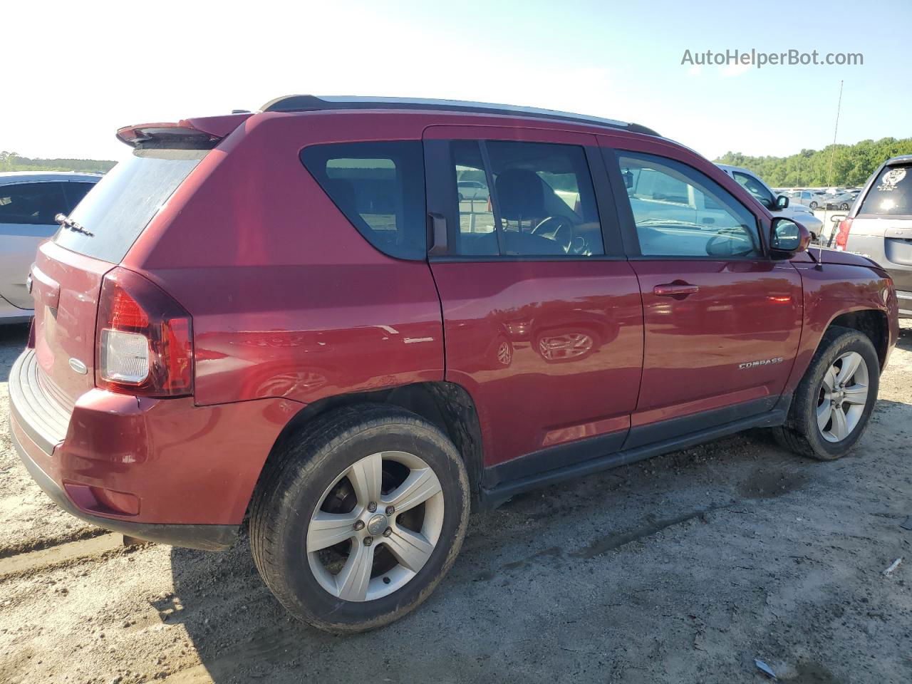 2016 Jeep Compass Latitude Red vin: 1C4NJDEB2GD687294