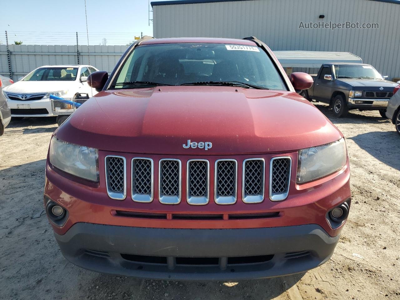 2016 Jeep Compass Latitude Red vin: 1C4NJDEB2GD687294