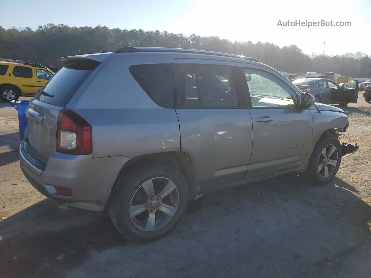 2016 Jeep Compass Latitude Gray vin: 1C4NJDEB2GD773172