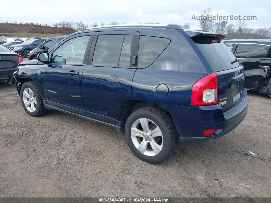 2013 Jeep Compass Latitude Dark Blue vin: 1C4NJDEB3DD222213