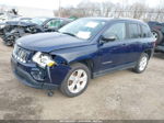 2013 Jeep Compass Latitude Dark Blue vin: 1C4NJDEB3DD222213