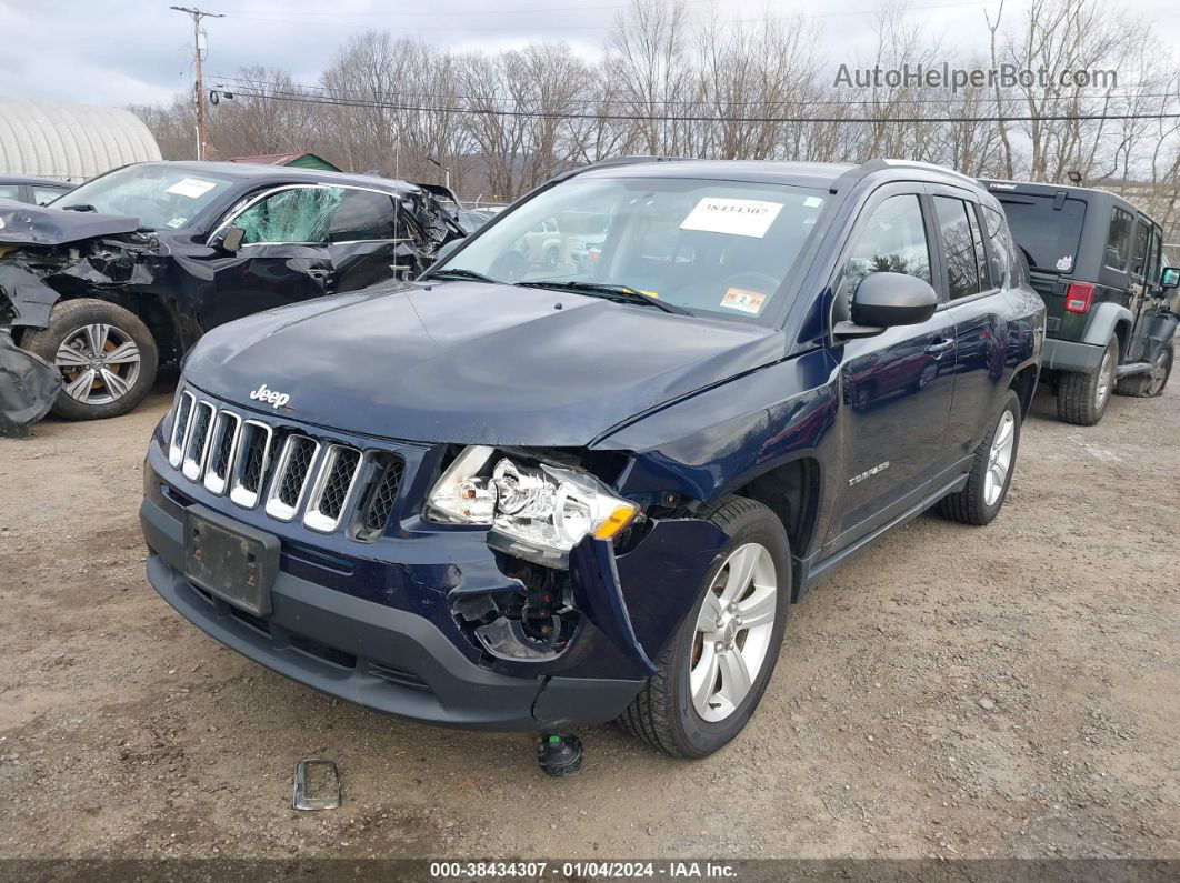 2013 Jeep Compass Latitude Dark Blue vin: 1C4NJDEB3DD222213