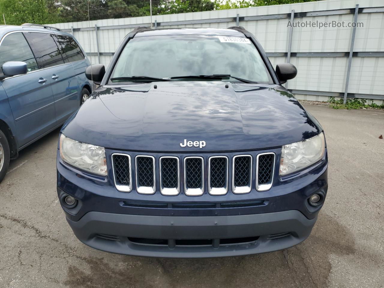 2013 Jeep Compass Latitude Blue vin: 1C4NJDEB3DD246169