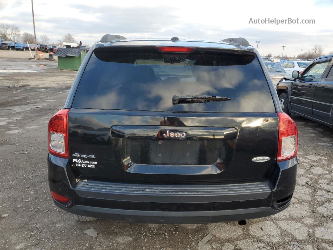 2013 Jeep Compass Latitude Black vin: 1C4NJDEB3DD246351