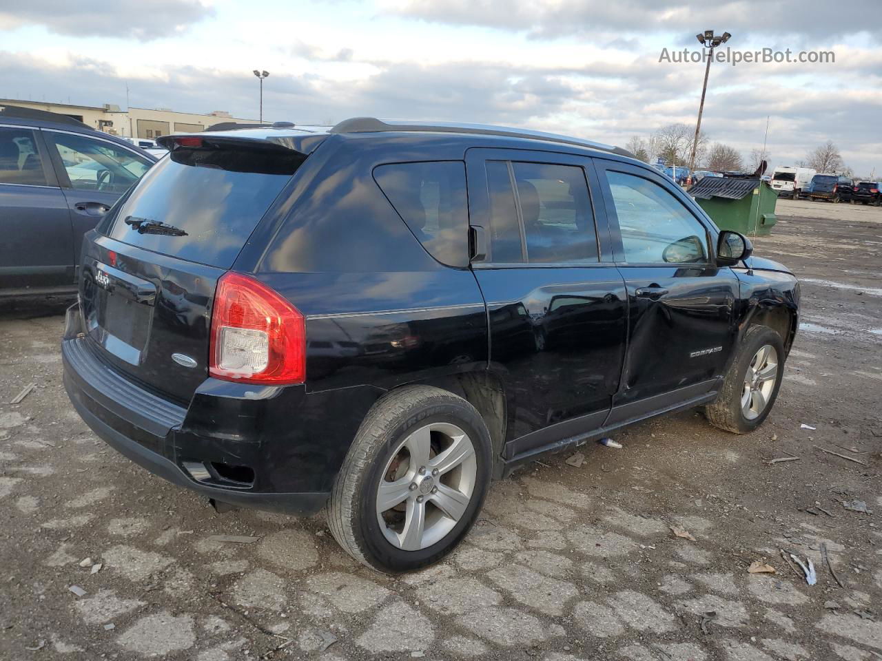 2013 Jeep Compass Latitude Black vin: 1C4NJDEB3DD246351