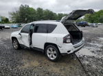 2014 Jeep Compass Latitude White vin: 1C4NJDEB3ED510461