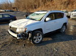 2014 Jeep Compass Latitude White vin: 1C4NJDEB3ED528572