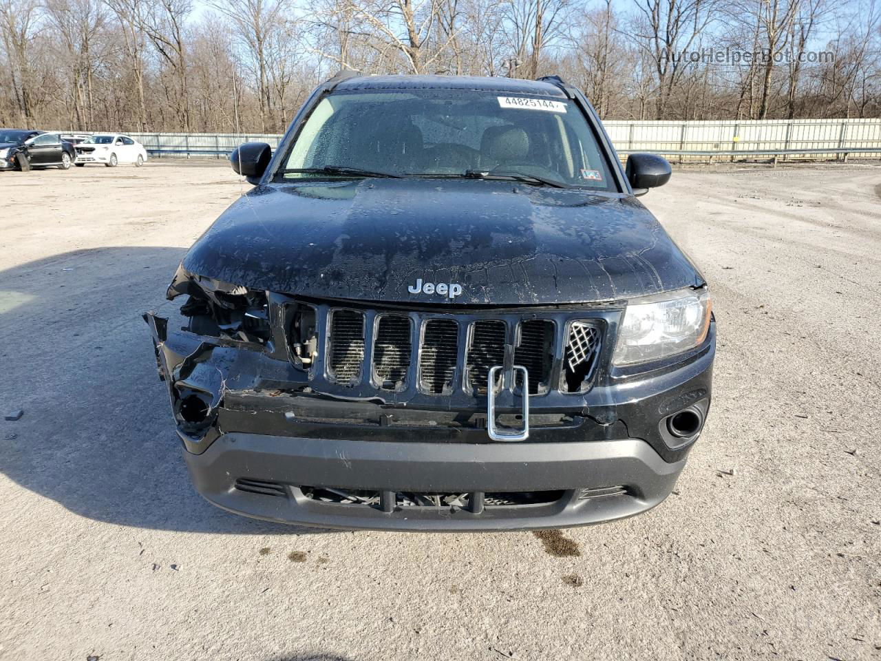 2014 Jeep Compass Latitude Black vin: 1C4NJDEB3ED621267