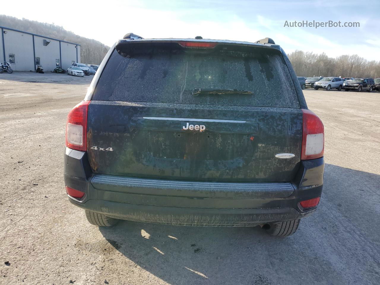 2014 Jeep Compass Latitude Черный vin: 1C4NJDEB3ED621267