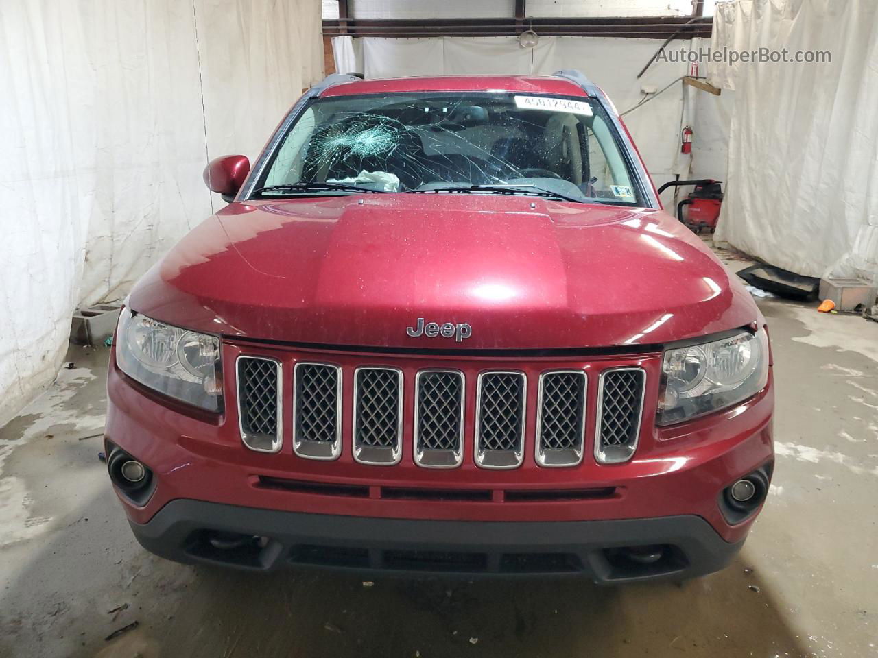 2016 Jeep Compass Latitude Red vin: 1C4NJDEB3GD552745