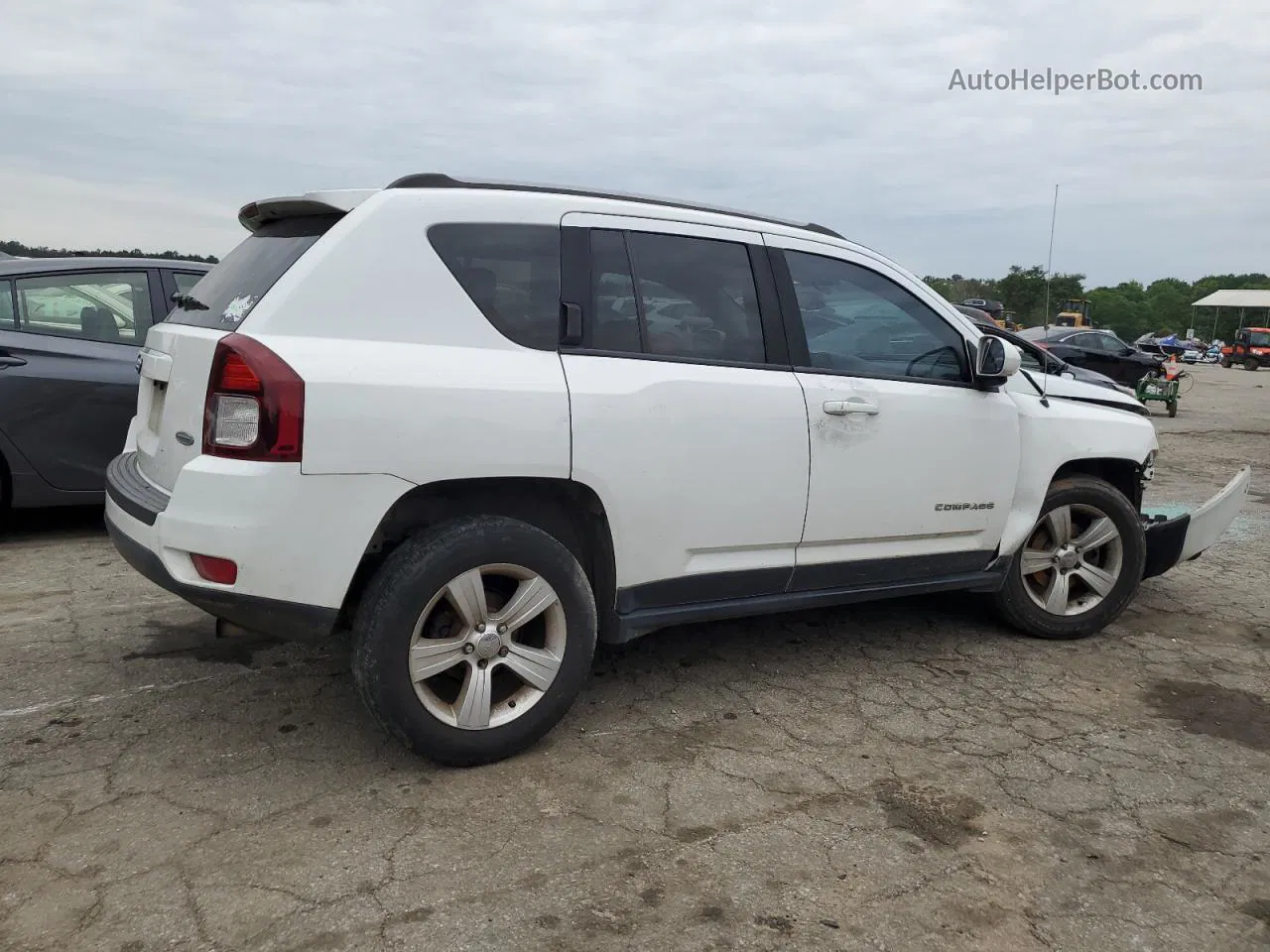 2016 Jeep Compass Latitude Белый vin: 1C4NJDEB3GD594252