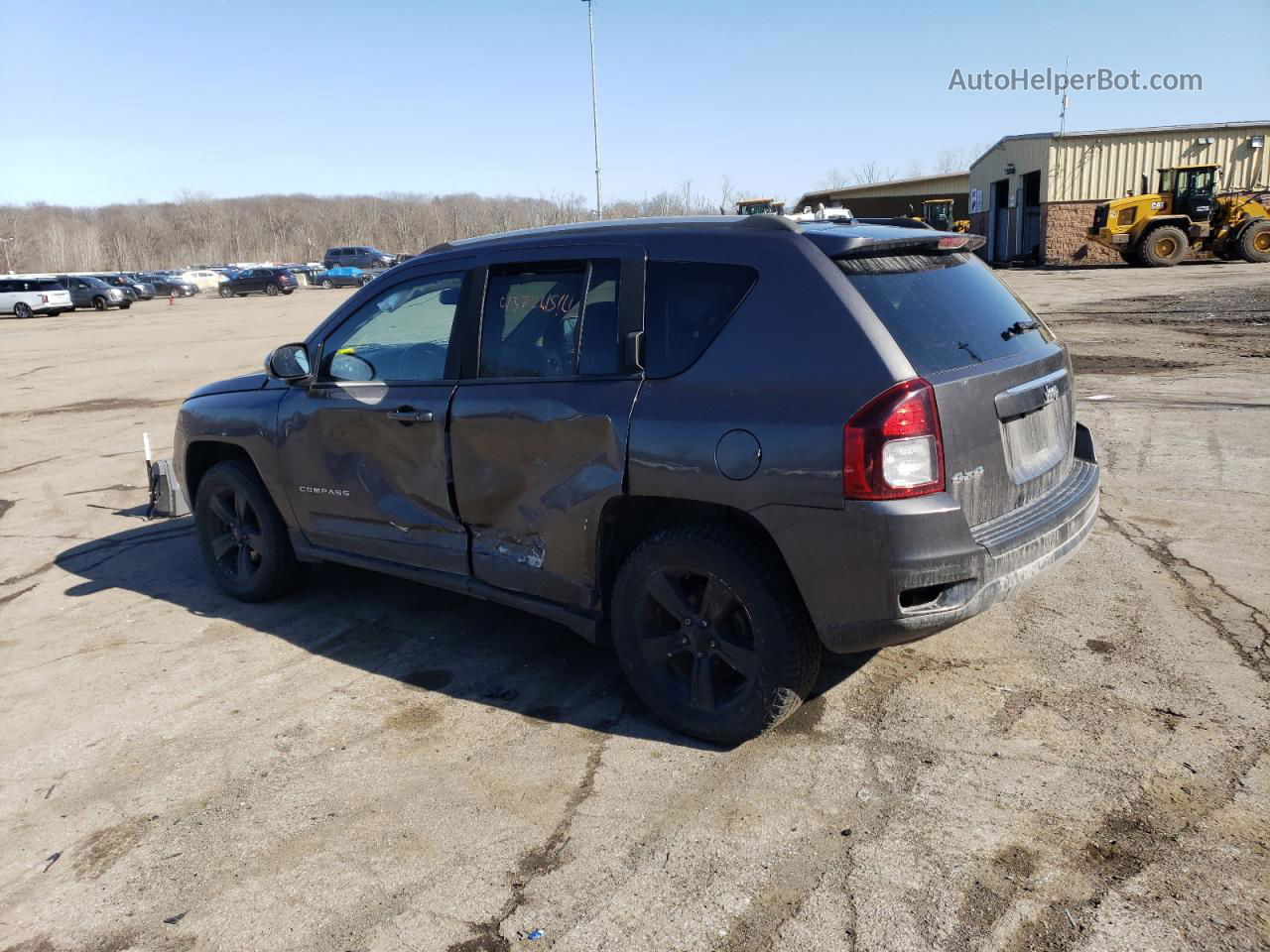 2016 Jeep Compass Latitude Gray vin: 1C4NJDEB3GD759393