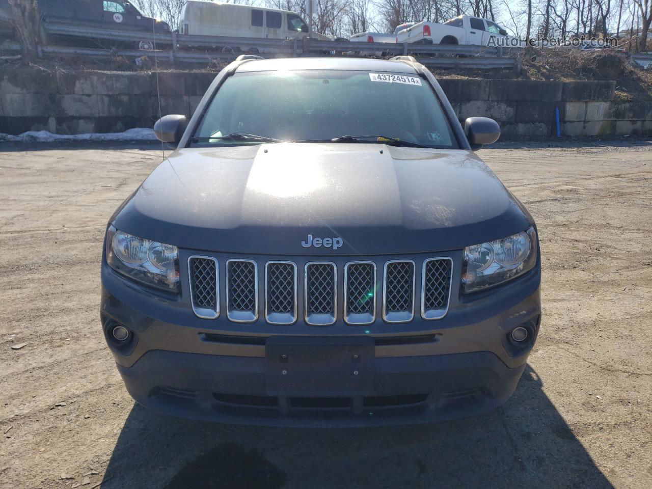 2016 Jeep Compass Latitude Gray vin: 1C4NJDEB3GD759393