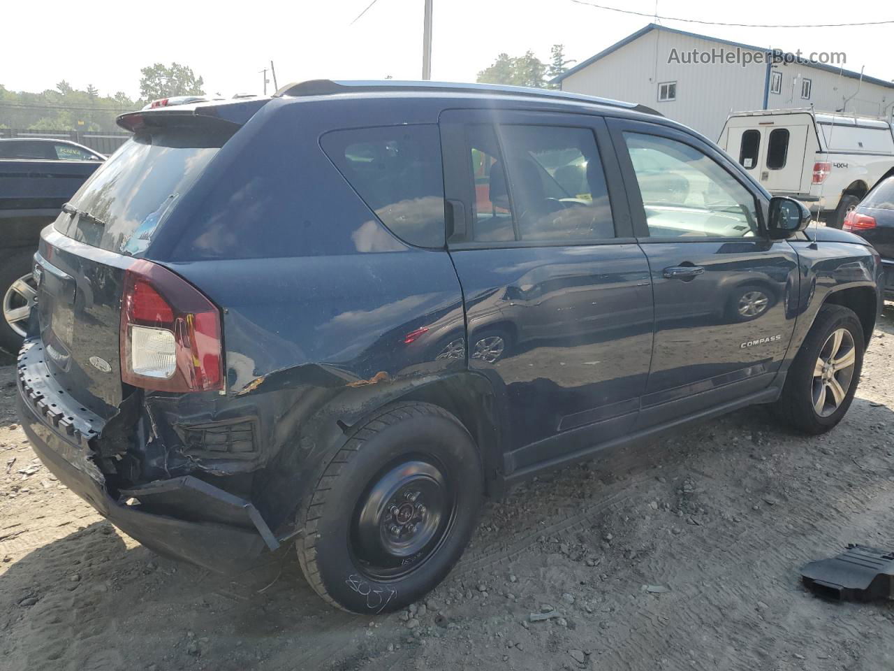 2016 Jeep Compass Latitude Blue vin: 1C4NJDEB3GD768451