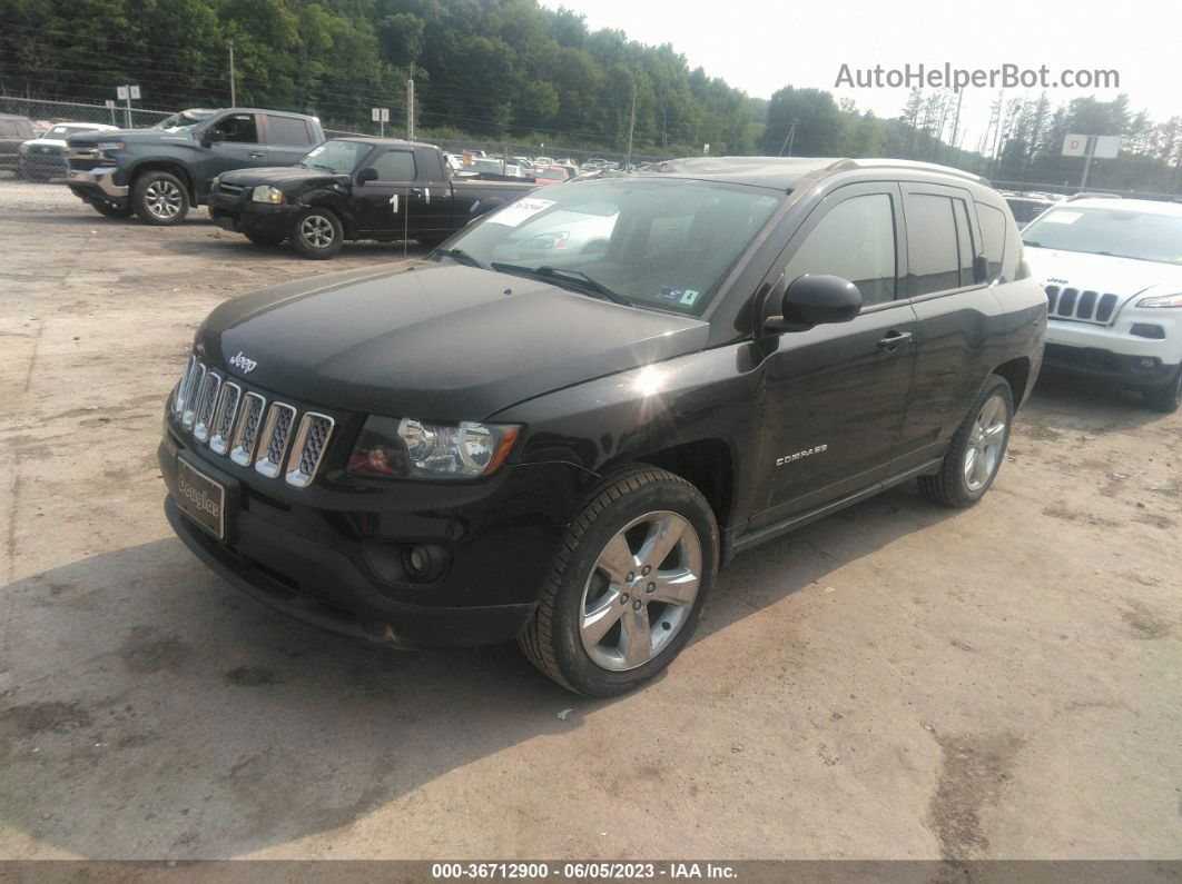 2014 Jeep Compass Latitude Black vin: 1C4NJDEB4ED693448