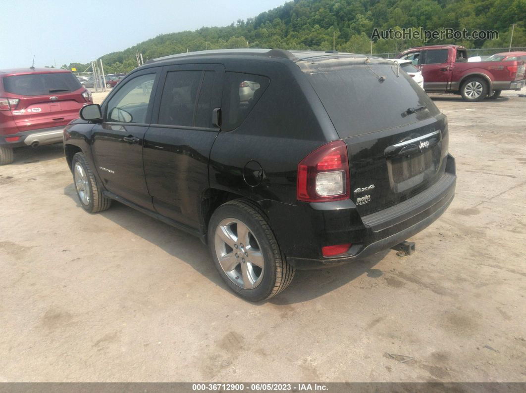 2014 Jeep Compass Latitude Black vin: 1C4NJDEB4ED693448