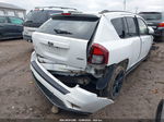 2014 Jeep Compass Latitude White vin: 1C4NJDEB4ED766284