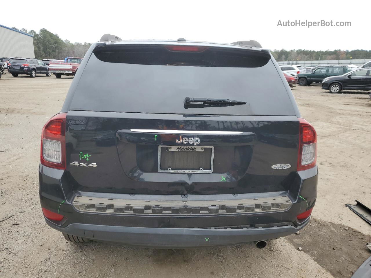 2016 Jeep Compass Latitude Black vin: 1C4NJDEB4GD546159