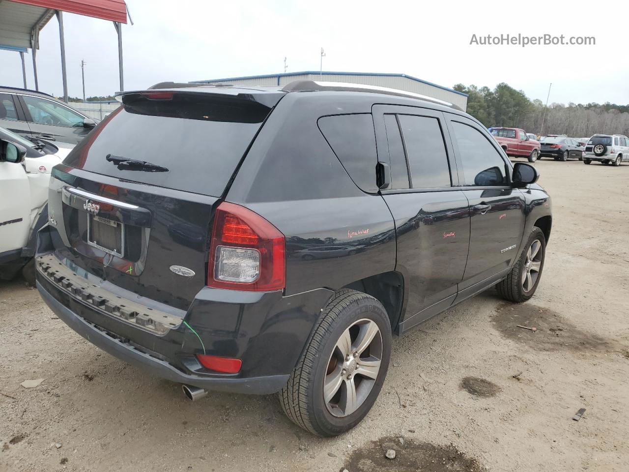 2016 Jeep Compass Latitude Black vin: 1C4NJDEB4GD546159