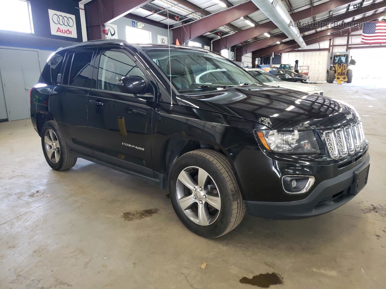 2016 Jeep Compass Latitude Black vin: 1C4NJDEB4GD814157