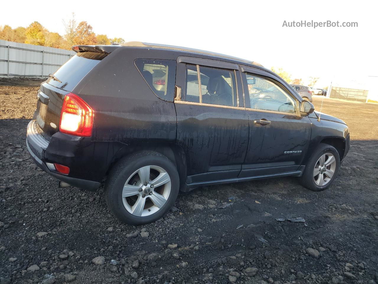 2013 Jeep Compass Latitude Черный vin: 1C4NJDEB5DD253317