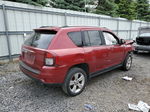 2014 Jeep Compass Latitude Maroon vin: 1C4NJDEB5ED551433