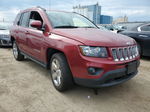 2014 Jeep Compass Latitude Red vin: 1C4NJDEB5ED651502