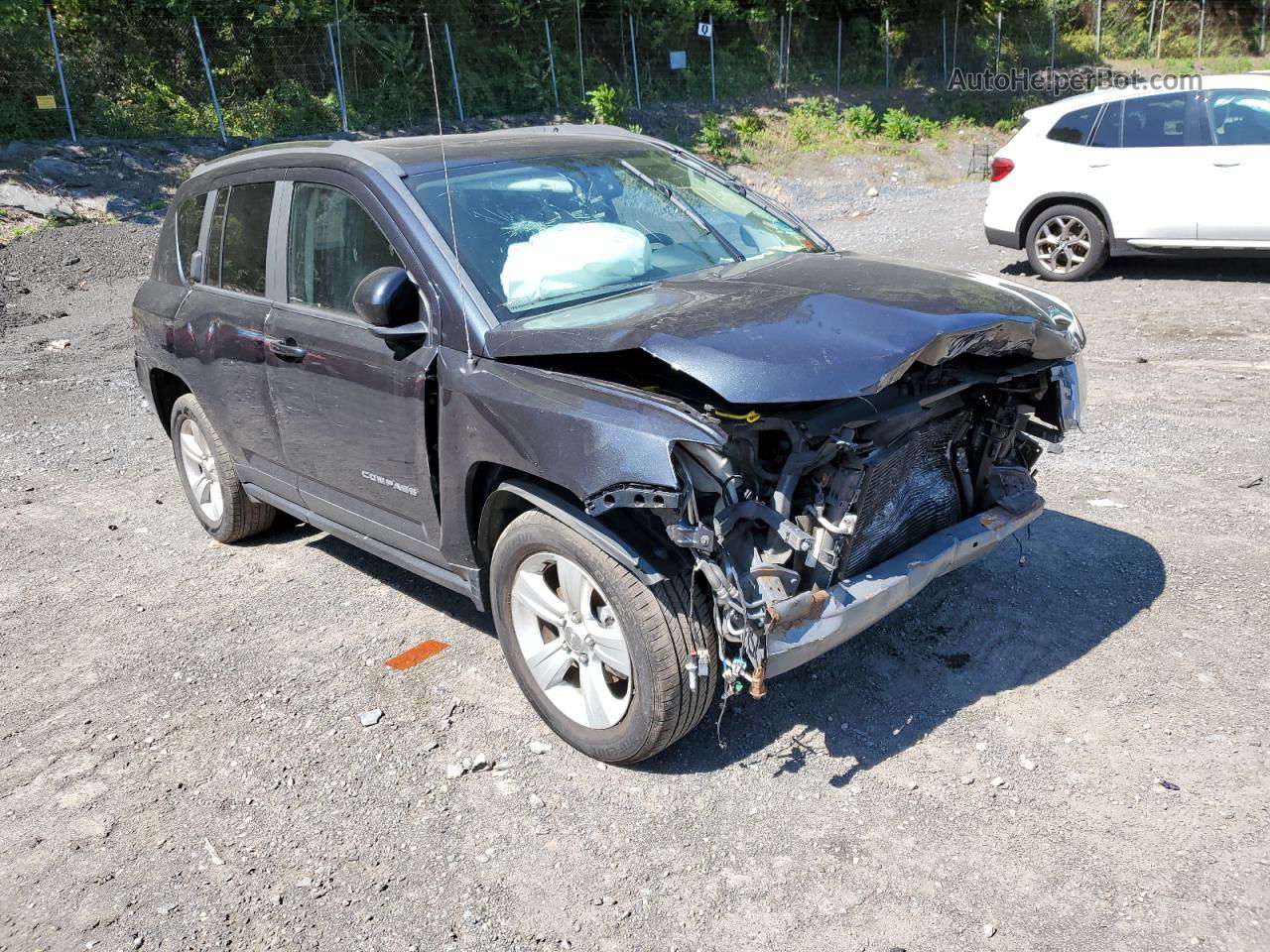 2014 Jeep Compass Latitude Charcoal vin: 1C4NJDEB5ED788441