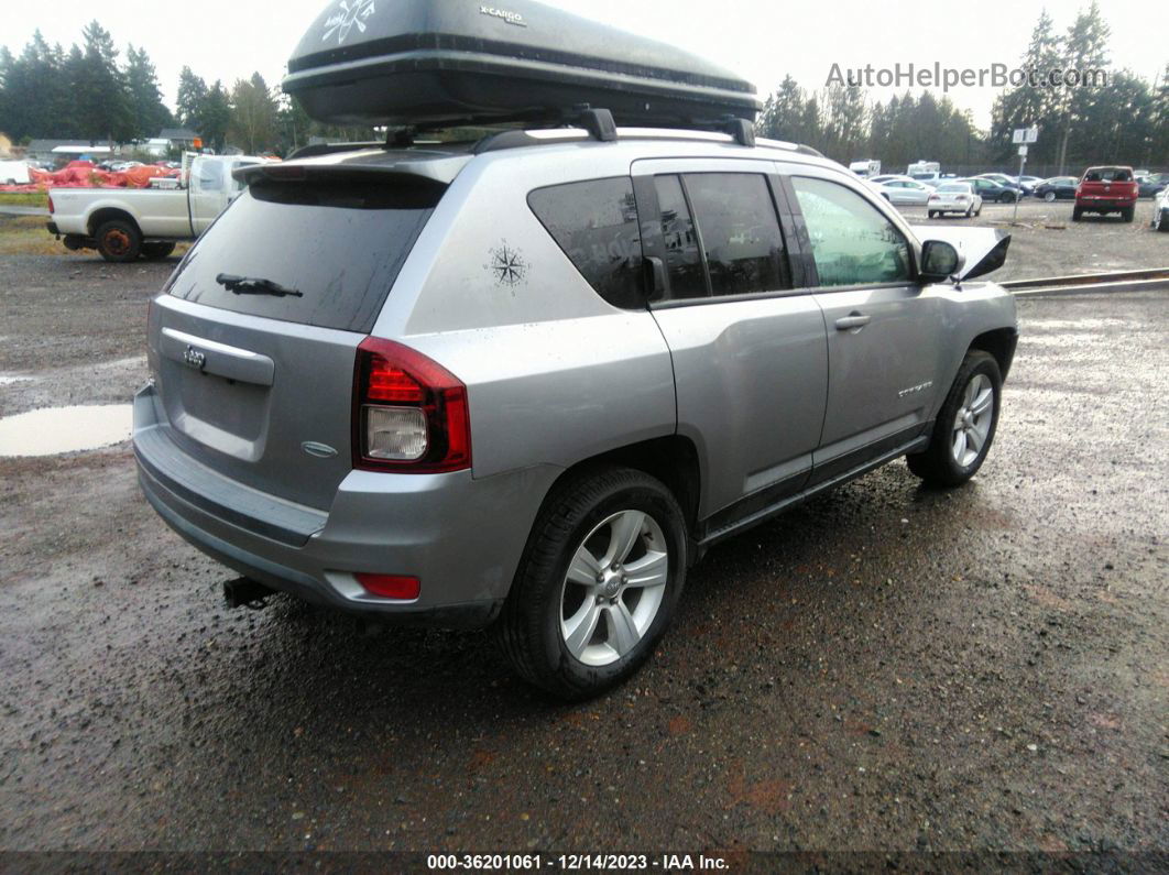 2014 Jeep Compass Latitude Silver vin: 1C4NJDEB5ED820823