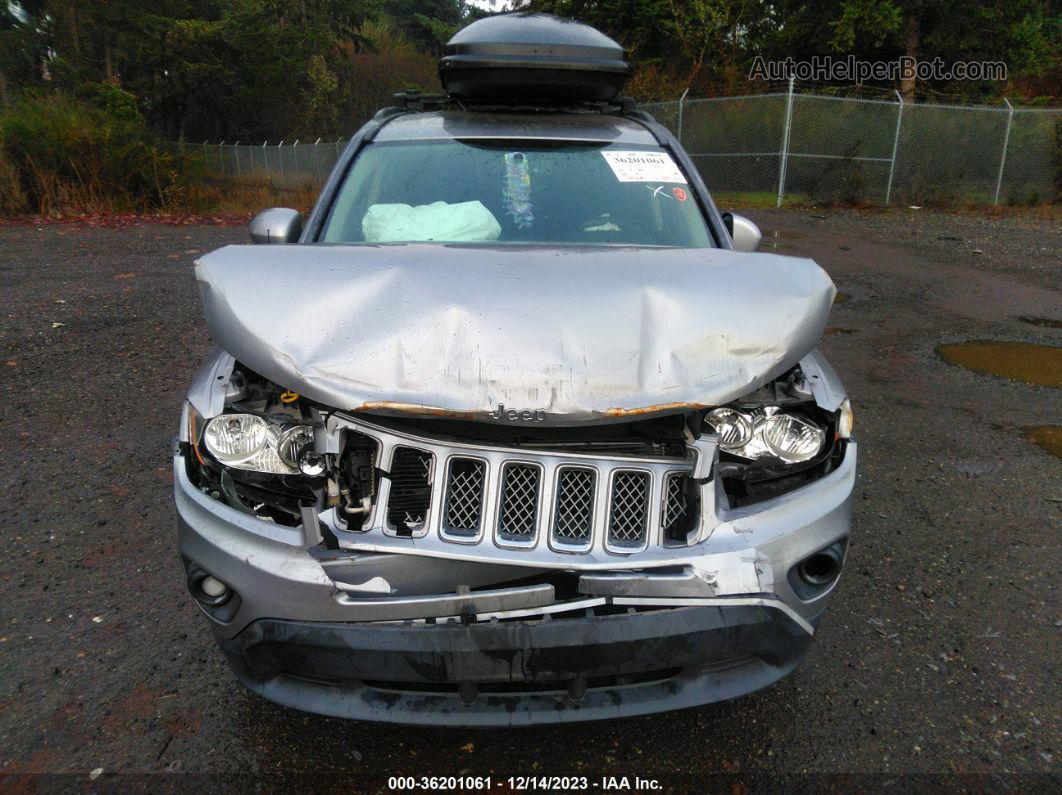 2014 Jeep Compass Latitude Silver vin: 1C4NJDEB5ED820823