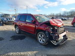 2014 Jeep Compass Latitude Red vin: 1C4NJDEB5ED821132