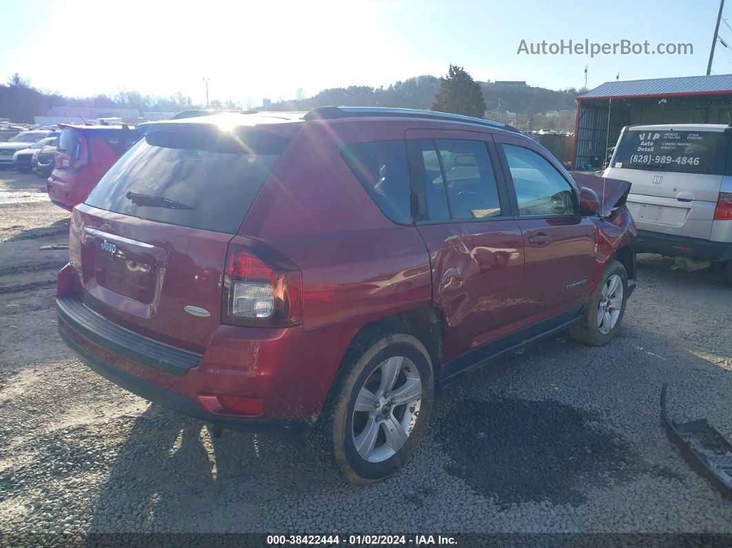 2014 Jeep Compass Latitude Red vin: 1C4NJDEB5ED821132