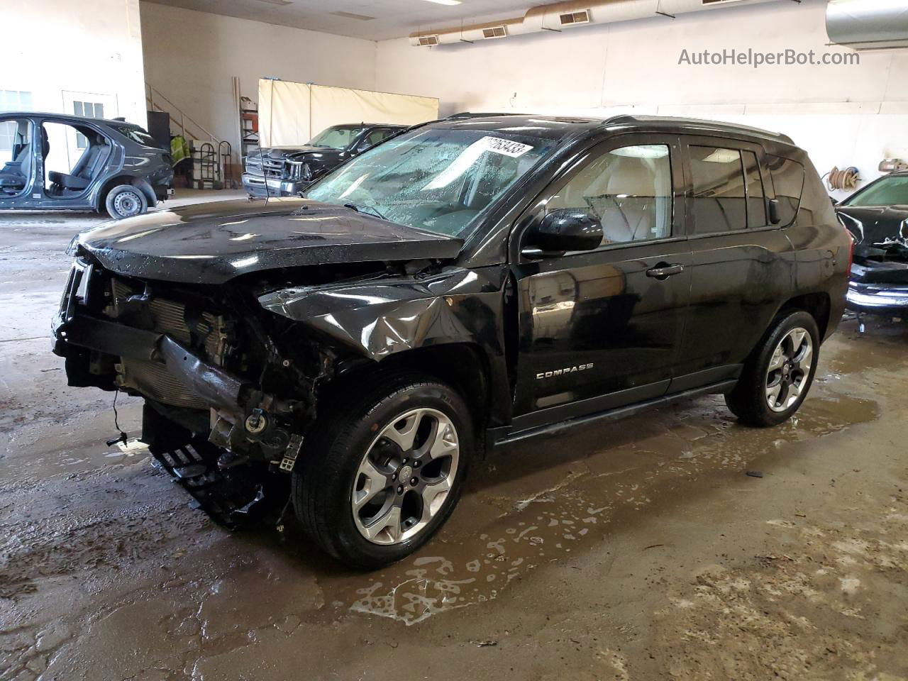 2016 Jeep Compass Latitude Black vin: 1C4NJDEB5GD729991