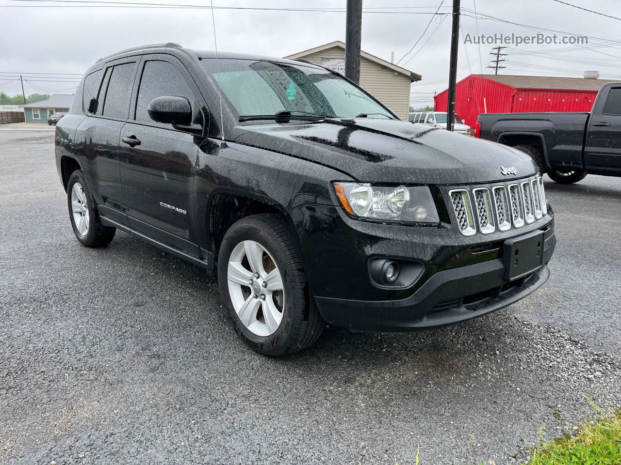 2016 Jeep Compass Latitude Black vin: 1C4NJDEB5GD757600