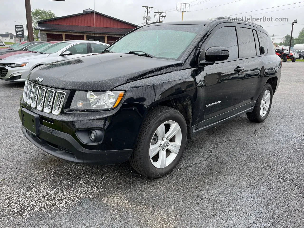 2016 Jeep Compass Latitude Black vin: 1C4NJDEB5GD757600