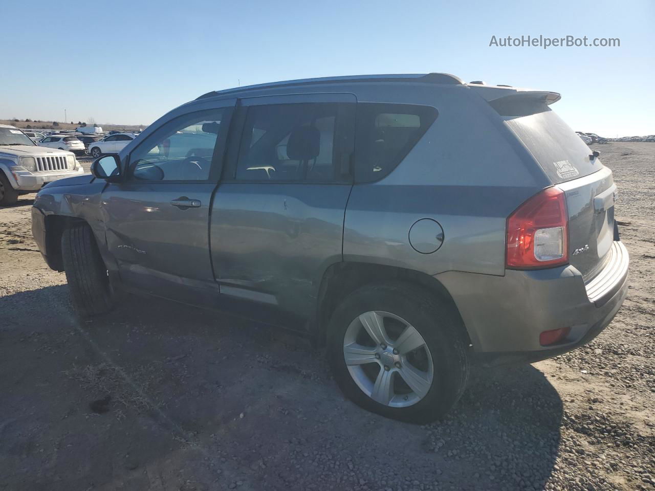 2013 Jeep Compass Latitude Серый vin: 1C4NJDEB6DD101448