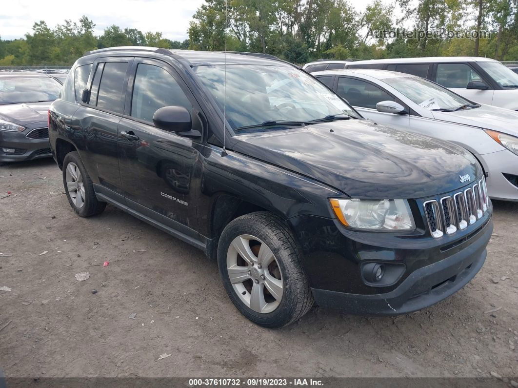 2013 Jeep Compass Latitude Black vin: 1C4NJDEB6DD192351