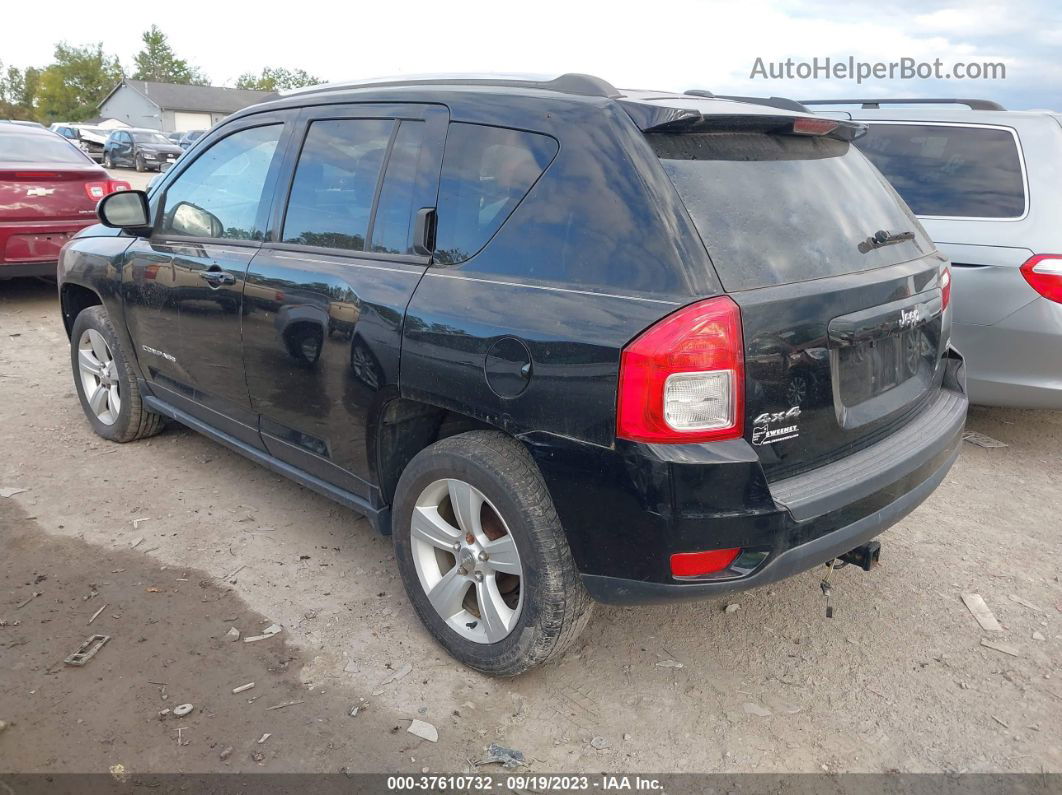 2013 Jeep Compass Latitude Black vin: 1C4NJDEB6DD192351