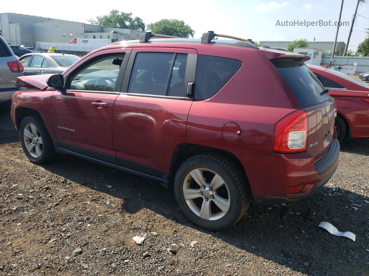 2013 Jeep Compass Latitude Красный vin: 1C4NJDEB6DD217569