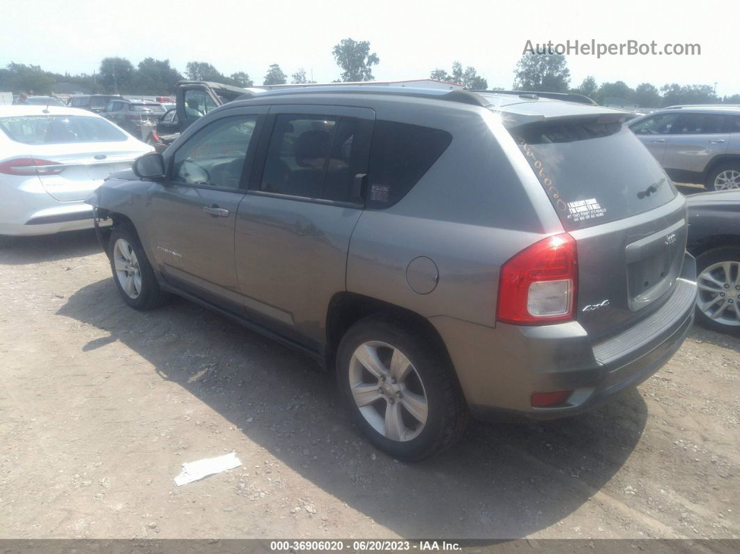 2013 Jeep Compass Latitude Gray vin: 1C4NJDEB6DD222383