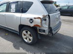 2013 Jeep Compass Latitude Silver vin: 1C4NJDEB6DD234758