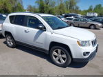 2013 Jeep Compass Latitude White vin: 1C4NJDEB6DD246179