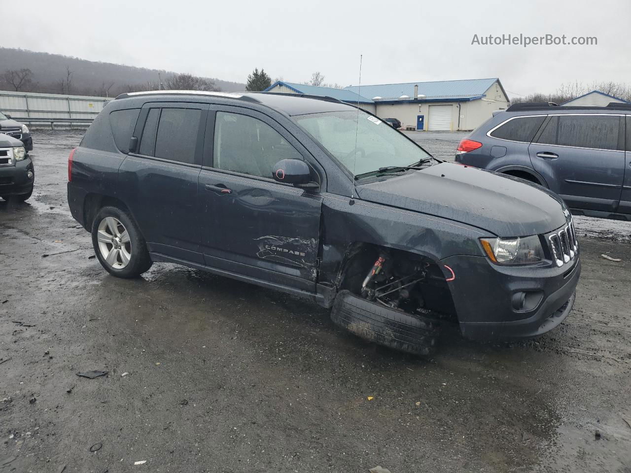 2014 Jeep Compass Latitude Blue vin: 1C4NJDEB6ED530252