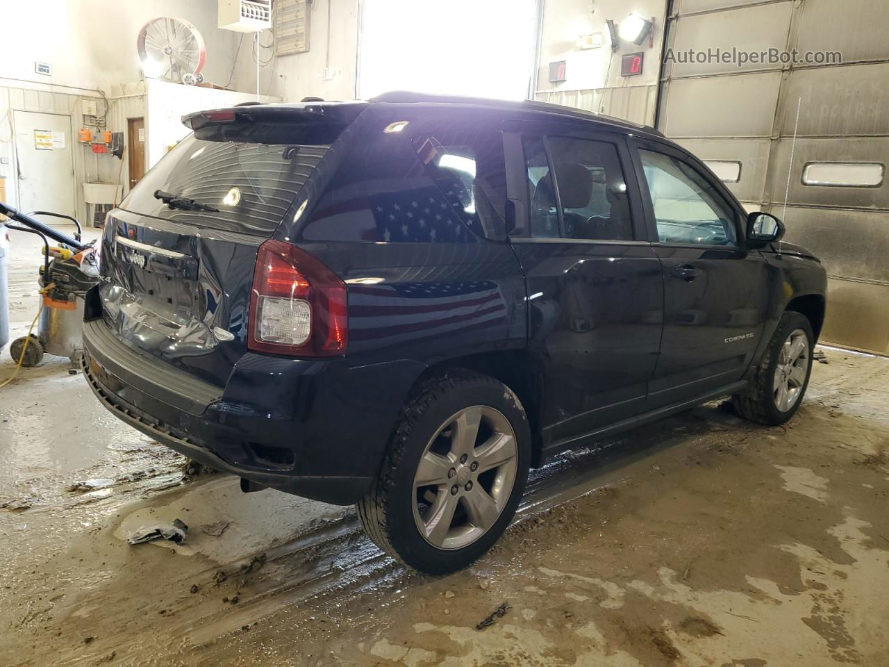 2014 Jeep Compass Latitude Blue vin: 1C4NJDEB6ED651489